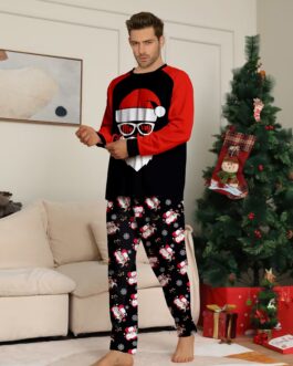 DEAR SANTA – Christmas Pajamas Set – Red/Black