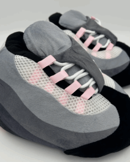 Plush Adult Slippers – Pink