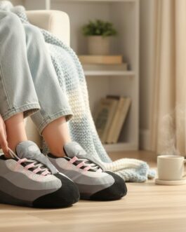 Plush Adult Slippers – Pink